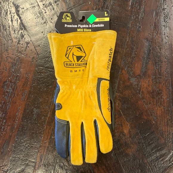NWT-Premium Pigskin & Cowhide MIG Gloves - Picture 4 of 4